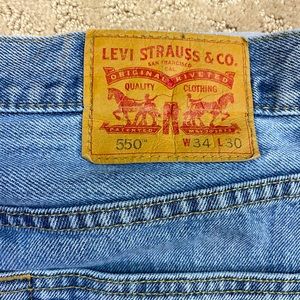 Levi’s 34/30 Men’550 Relaxed Fit Excellent Used Condition